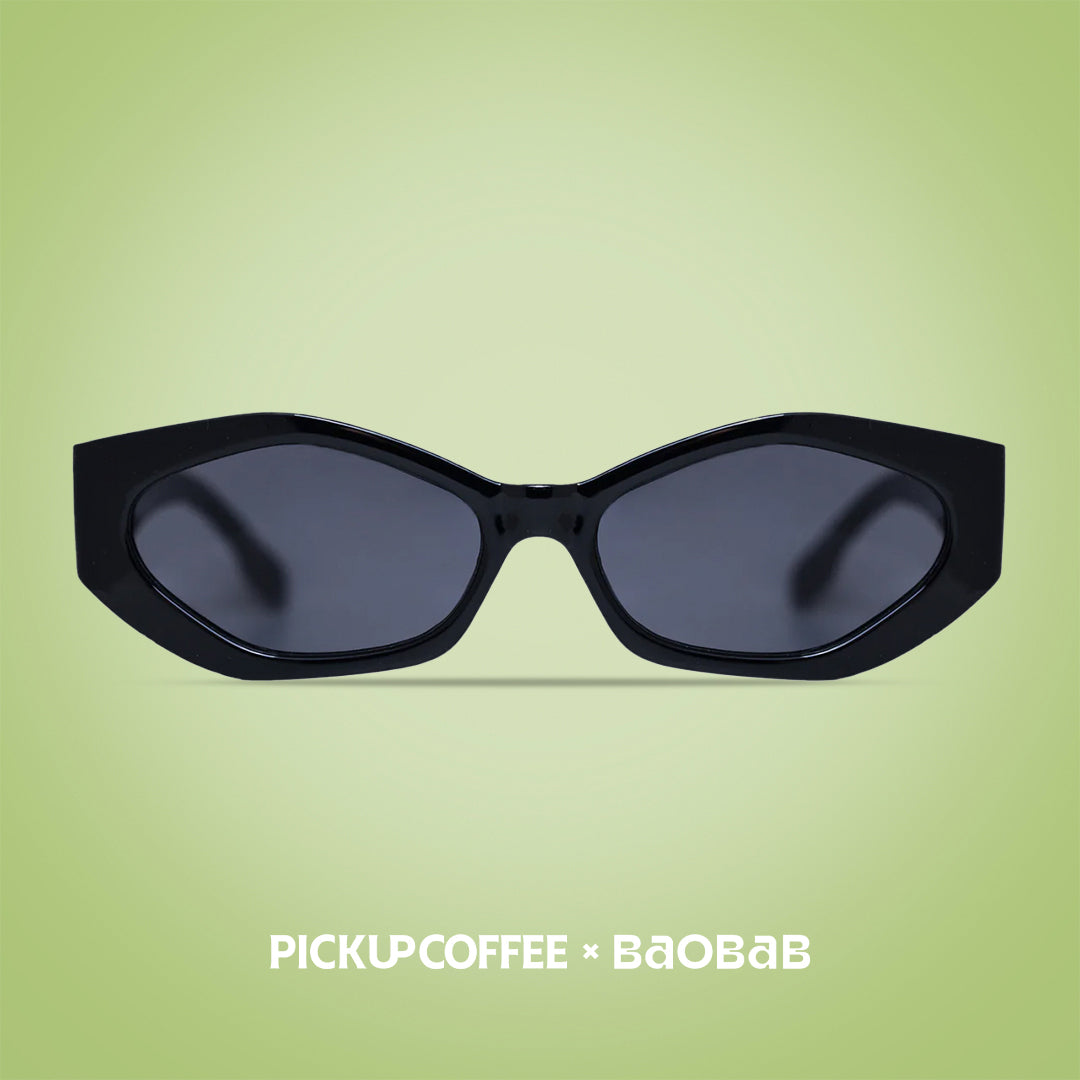 NOVA Rich Black Sunglasses + PICKUP COFFEE Voucher